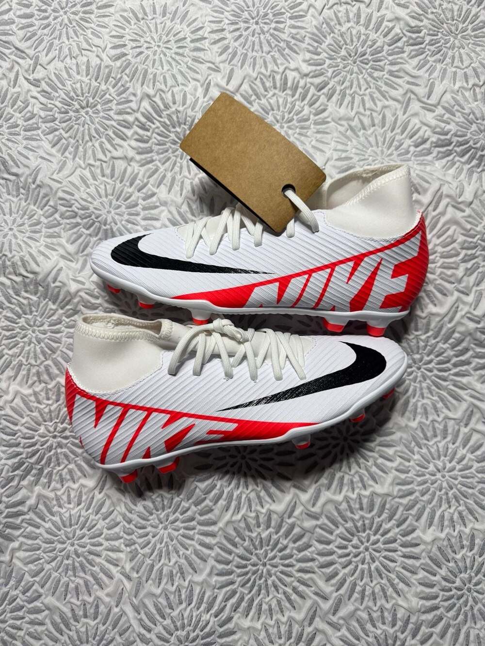 Nike Zoom Superfly 9 7.5 Men’s Soccer Cleats Bright Crimson White DJ5961-600